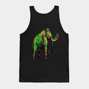 Mammoth Skeleton Interactive Magenta&Green Filter T-Shirt #2 By Red&Blue Tank Top